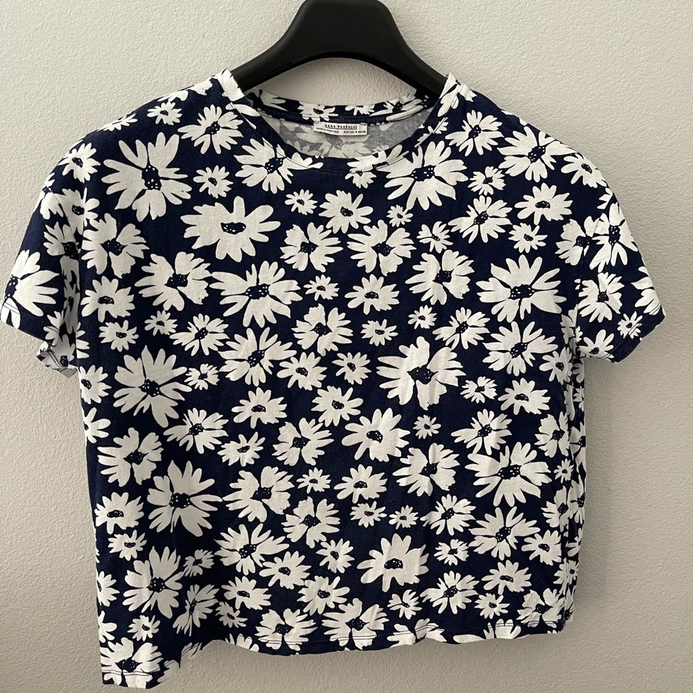 Floral top (Zara)